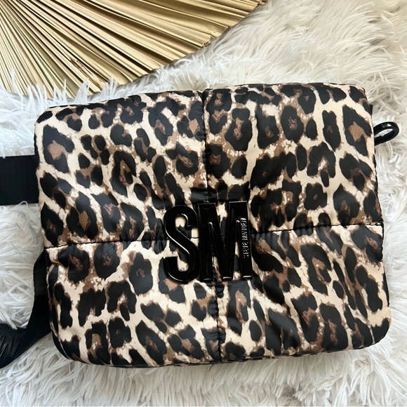 Steve Madden Black and Brown Leopard Crossbody Bag - Picture 8 of 8